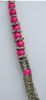 Magical Hot Pink Turquoise Miracle Beads Necklace