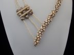 Imaginative Creativity in Asymmetrical Bone Necklace for Business Attire 20 Inches in Length